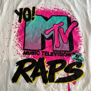 MTV Raps MTV Music Television Licensed T-Shirt Small/petite